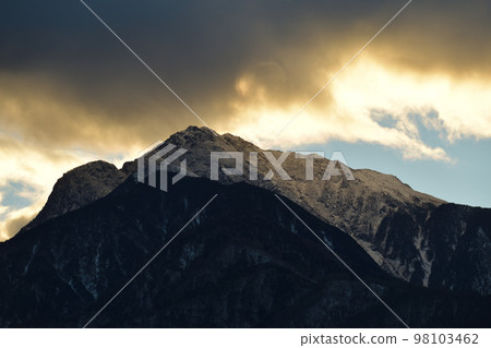 Hakushu-cho, Hokuto City, the summit of Mt. Hakushu-cho, Hokuto City, the summit of Mt. 98103462