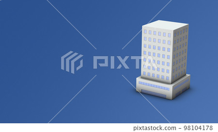 辦公樓微縮模型 98104178
