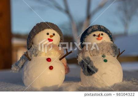 一對雪人 一對雪人 98104322
