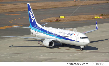 All Nippon Airways aircraft panoramic view Chubu Centrair International Airport 98104332