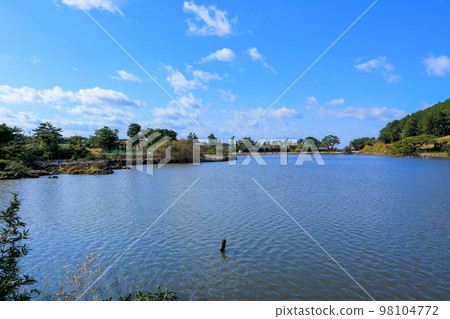 蘇珊水庫,水庫,村莊,天空,漢拏山,風景, 蘇珊水庫,水庫,村莊,天空,漢拏山,風景, 98104772