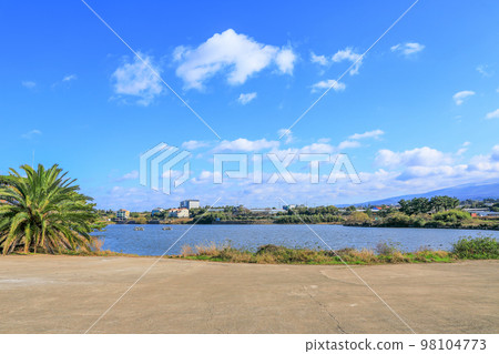 蘇珊水庫,水庫,村莊,天空,漢拏山,風景, 蘇珊水庫,水庫,村莊,天空,漢拏山,風景, 98104773