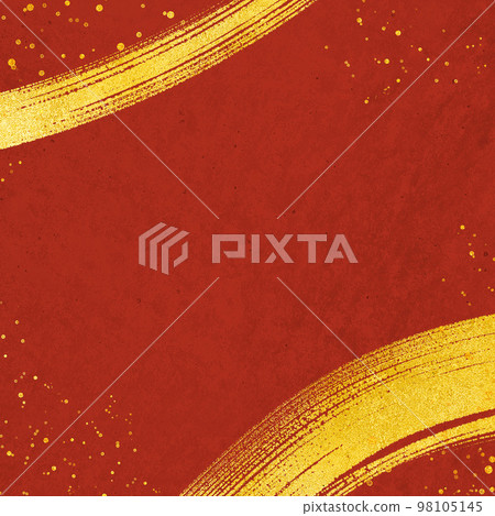 日本材質金刷框紅方版 98105145