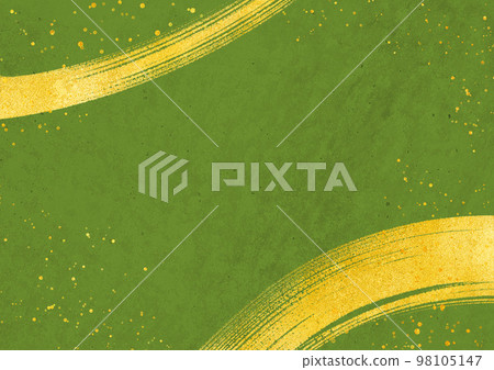 日本材質金毛刷框抹茶綠長方形版 98105147