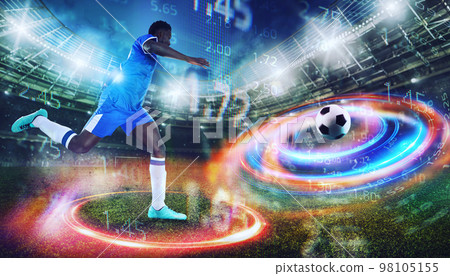 Online bet and analytics and statistics for soccer game 98105155