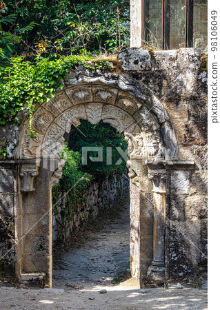 The romanesque gothic monastery of Santo Estevo de Ribas de Sil at Nogueira de Ramuin, Galicia in Spain The romanesque gothic monastery of Santo Estevo de Ribas de Sil at Nogueira de Ramuin, Galicia in Spain 98106049