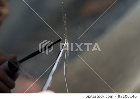 car body scratch car body scratch 98106140