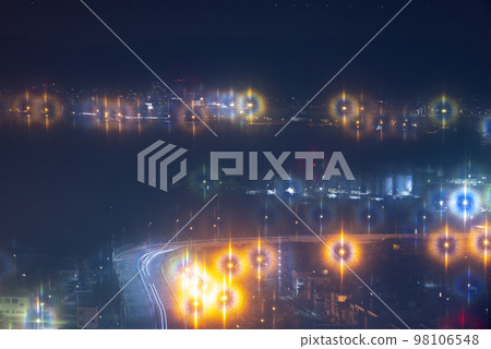 酒店窗外的夜景 酒店窗外的夜景 98106548