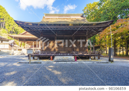 Autumn Hiyoshi Taisha Higashi Hongu Tree House Shrine (Sakamoto, Otsu City, Shiga Prefecture) 98106859