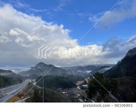 Toishigaoka View from the Yuragawa PA running through Kyoto 98106901