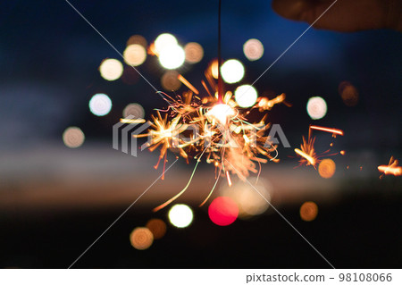 夏天的回憶，手持煙花 98108066