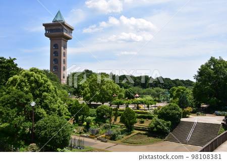 Sagamihara Asamizo Park's Green Tower, fresh greenery and walking paths Sagamihara Asamizo Park's Green Tower, fresh greenery and walking paths 98108381