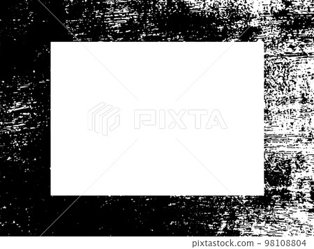 Grunge frame and border. Black and white grunge. Distress overlay texture. Dust and rough dirty wall background. Distress illustration simply place over object to create grunge effect. Vector EPS10. Grunge frame and border. Black and white grunge. Distress overlay texture. Dust and rough dirty wall background. Distress illustration simply place over object to create grunge effect. Vector EPS10. 98108804