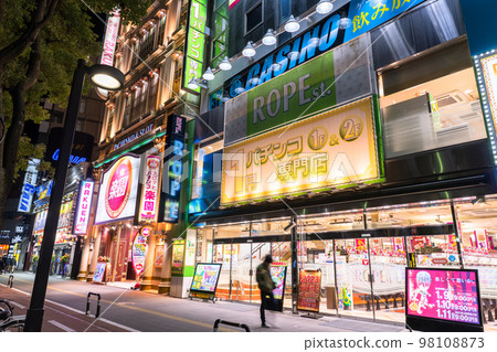 《神奈川縣》 川崎站前，夜市 98108873