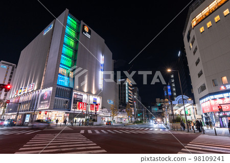 《Kanagawa Prefecture》Kawasaki station front night downtown area / near JR Kawasaki station 《Kanagawa Prefecture》Kawasaki station front night downtown area / near JR Kawasaki station 98109241