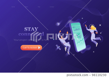 Modern Connection Header Template Modern Connection Header Template 98110230