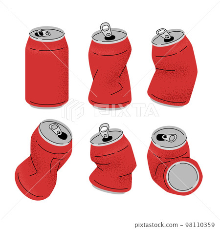 Crumpled Aluminum Can Crumpled Aluminum Can 98110359