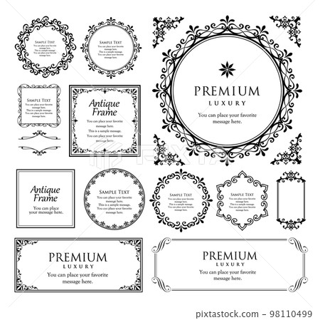 Valentine's day frame. Classy picture frame. Beautiful design decoration. Valentine's day frame. Classy picture frame. Beautiful design decoration. 98110499