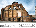 Ruins of Anhalter Bahnhof station in centre of city Berlin in Germany Ruins of Anhalter Bahnhof station in centre of city Berlin in Germany 98111180
