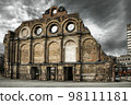 Ruins of Anhalter Bahnhof station in centre of city Berlin in Germany Ruins of Anhalter Bahnhof station in centre of city Berlin in Germany 98111181
