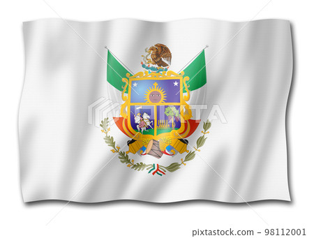Queretaro state flag, Mexico 98112001