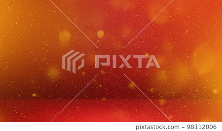 Fire particles on red background 98112006