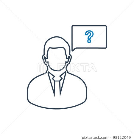 Decision Making Icon. Line style vector EPS. Decision Making Icon. Line style vector EPS. 98112049