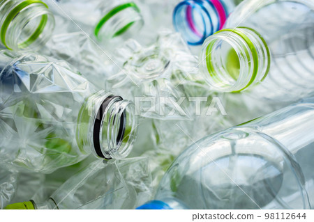 plastic bottles recycling background concept plastic bottles recycling background concept 98112644