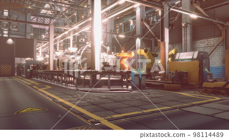 Automobile production factory at work 98114489