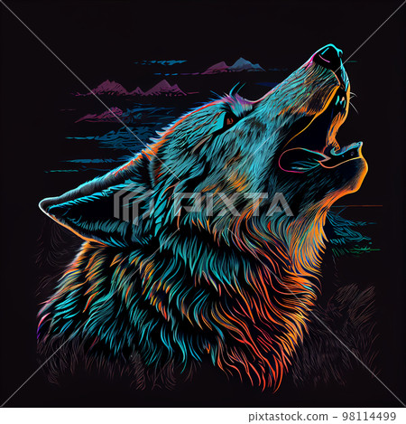 roaring wolf design roaring wolf design 98114499