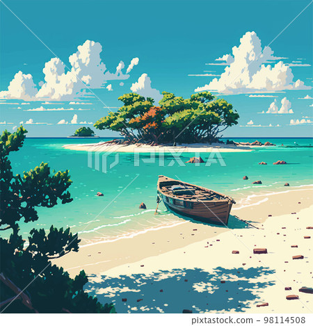 beach, sky, sea and summer 98114508