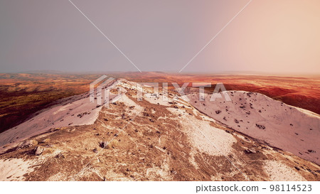 most beautiful colorful mountain and spectacular blue sky 98114523