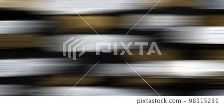 Black and white with brown geometric abstract background. Banner, panorama with blurred motion Black and white with brown geometric abstract background. Banner, panorama with blurred motion 98115231