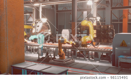 Automobile production factory at work Automobile production factory at work 98115491