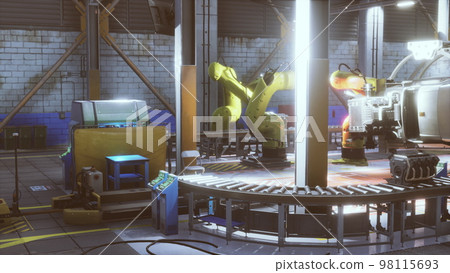 Automobile production factory at work 98115693