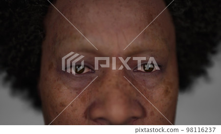 old Maori man portrait in the dark 98116237