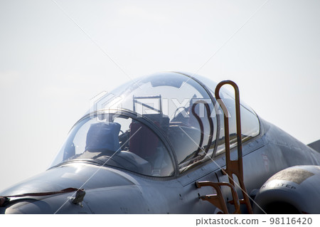 Air Self-Defense Force T-4 trainer canopy and cockpit 98116420