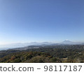 Blue Sky and Mount Fuji 98117187