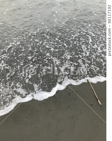 在海邊的沙灘上 98117192