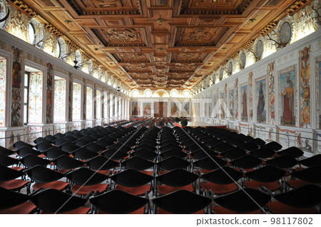 Austria, Innsbruck, Prince Ferdinand's Love Nest Ambras Castle, Spanish Great Hall 98117802