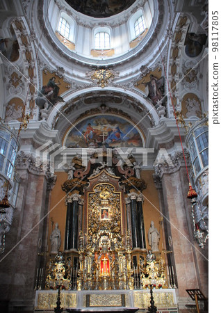 Austria, Innsbruck, Cathedral (St. Jacob's Church) main altar 98117805