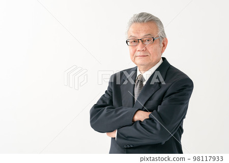 Senior businessman portrait Senior businessman portrait 98117933