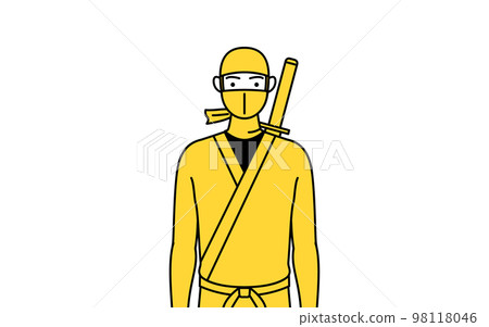 忍者服裝的人 98118046