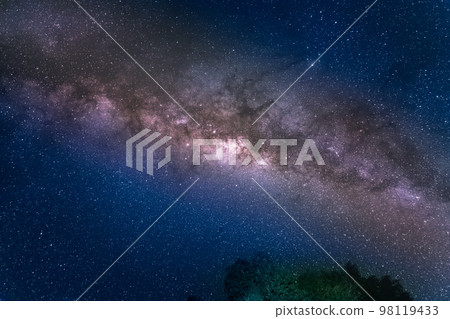 Milky Way and starry skies over the Andes mountains. Cusco, Peru Milky Way and starry skies over the Andes mountains. Cusco, Peru 98119433
