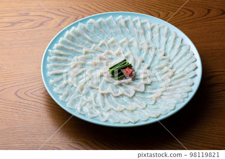 河豚生魚片 河豚生魚片 98119821