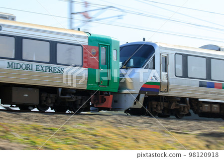 進行聯合運行的783系列特快列車（JR九州） 98120918
