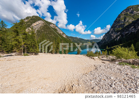 Braies Lake or Pragser Wildsee - Dolomites Trentino-Alto Adige Italy 98121465