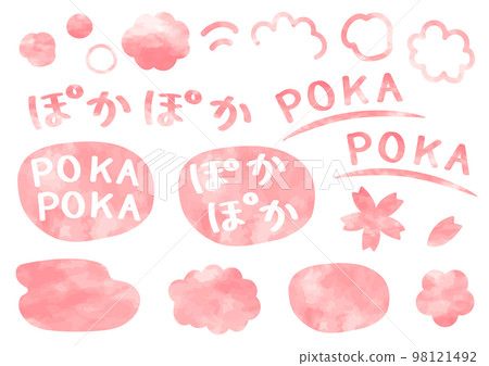 Spring warm image character material _ pink 98121492
