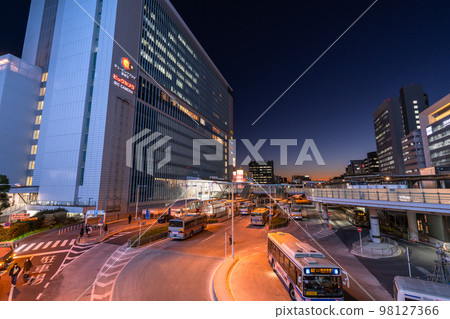 《Kanagawa Prefecture》Shin-Yokohama Station/City night view 98127366