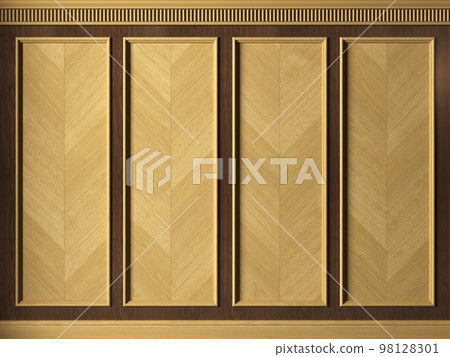 Background wall cabinet wood panels art deco 98128301